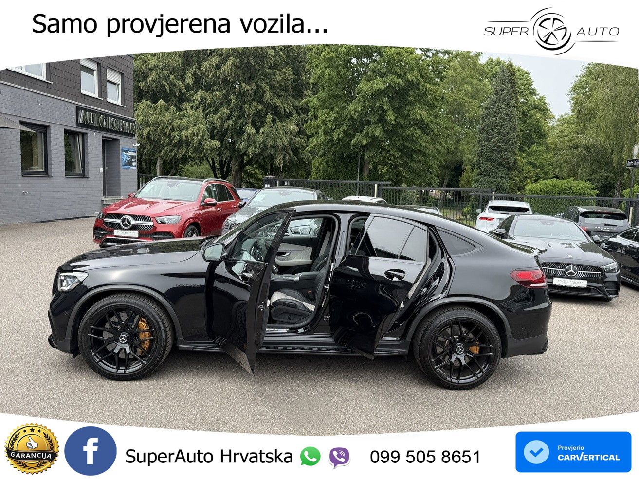 Mercedes GLC Coupe AMG 63 S (510 KS) 4MATIC+ MCT ACC+HEAD+4xGR SJED+360+PANO