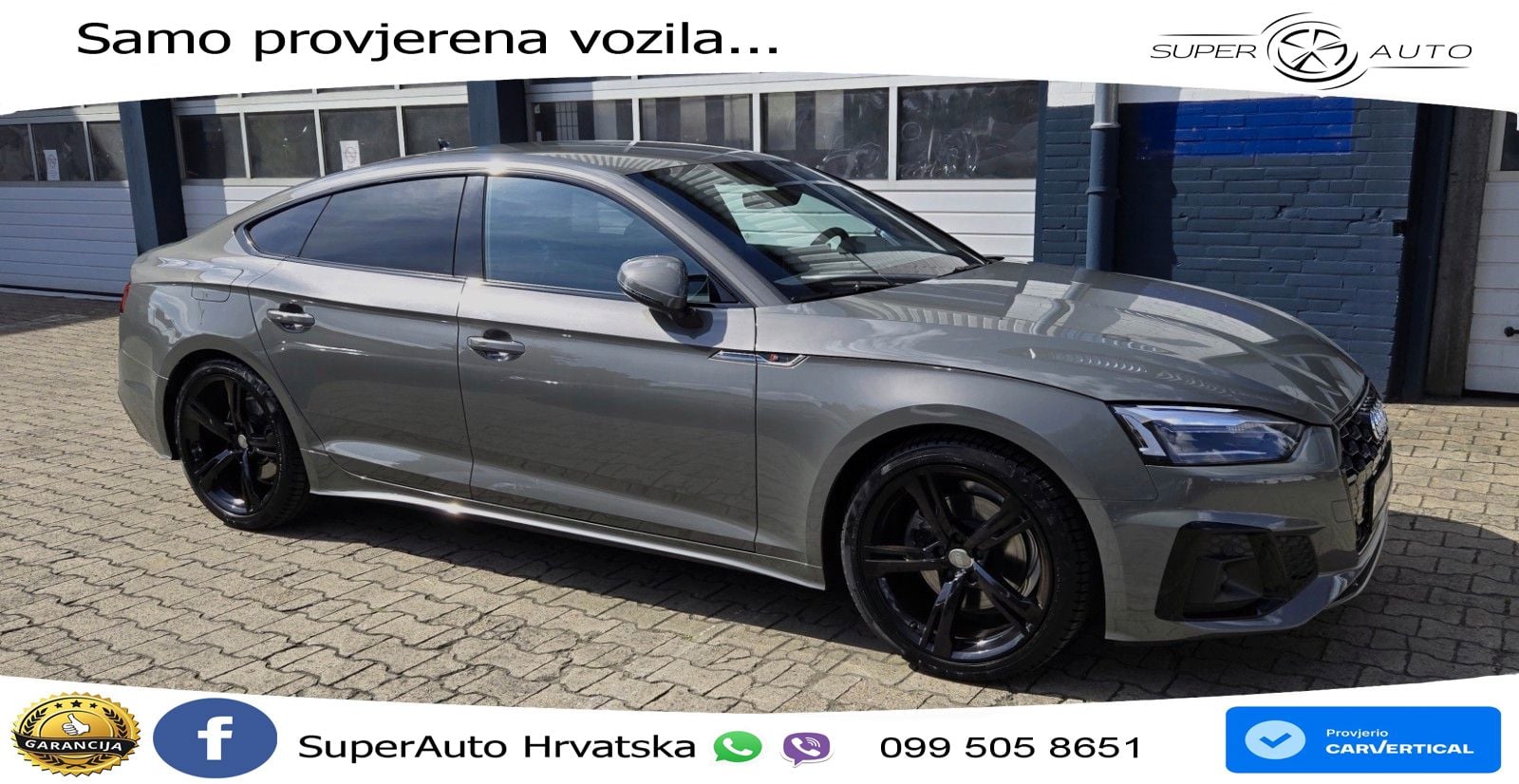 Audi A5 Sportback  40 TFSI (204 KS) S tronic S line LED+GR SJED+ACC
