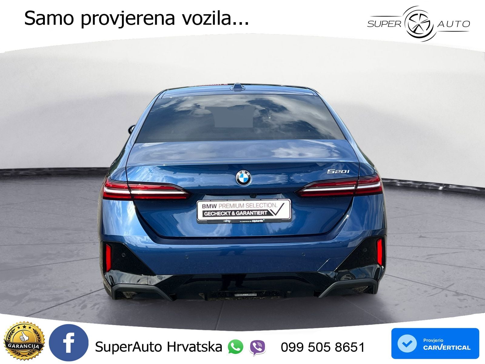 BMW 520i (208 KS) Steptronic M Sport LED+GR SJED+ACC