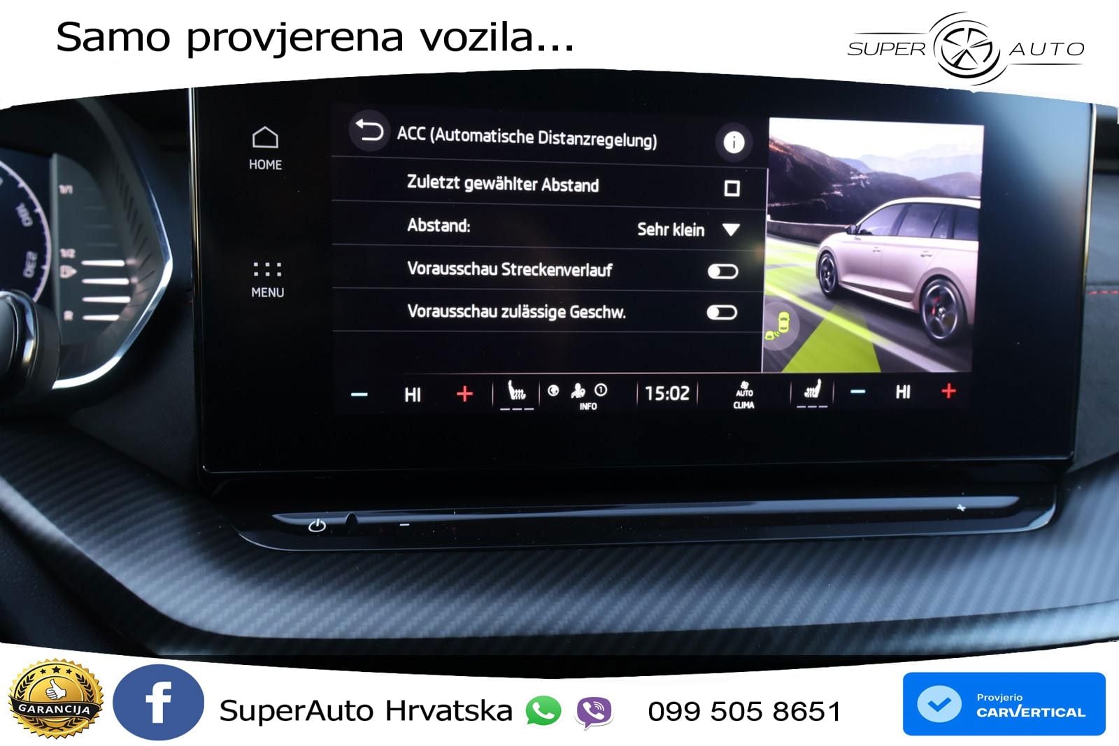 Škoda Octavia Combi RS 2.0 TSI (245 KS) DSG LED+GR SJED+ACC