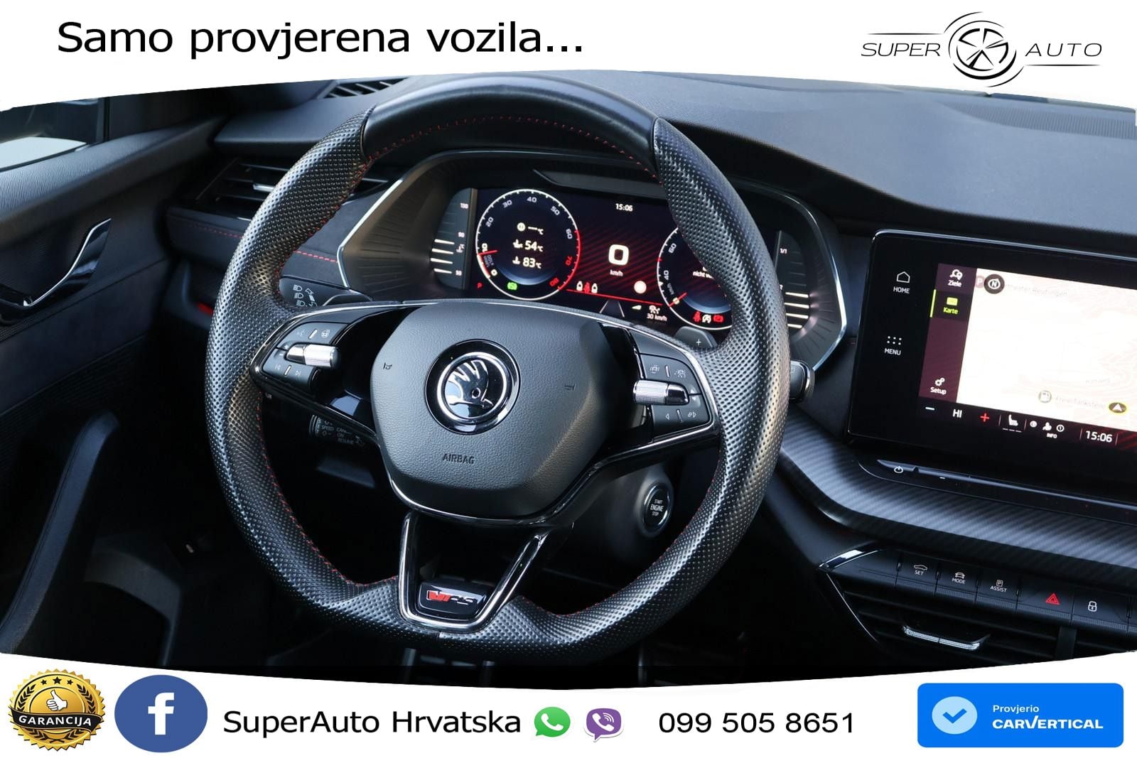 Škoda Octavia Combi RS 2.0 TSI (245 KS) DSG LED+GR SJED+ACC