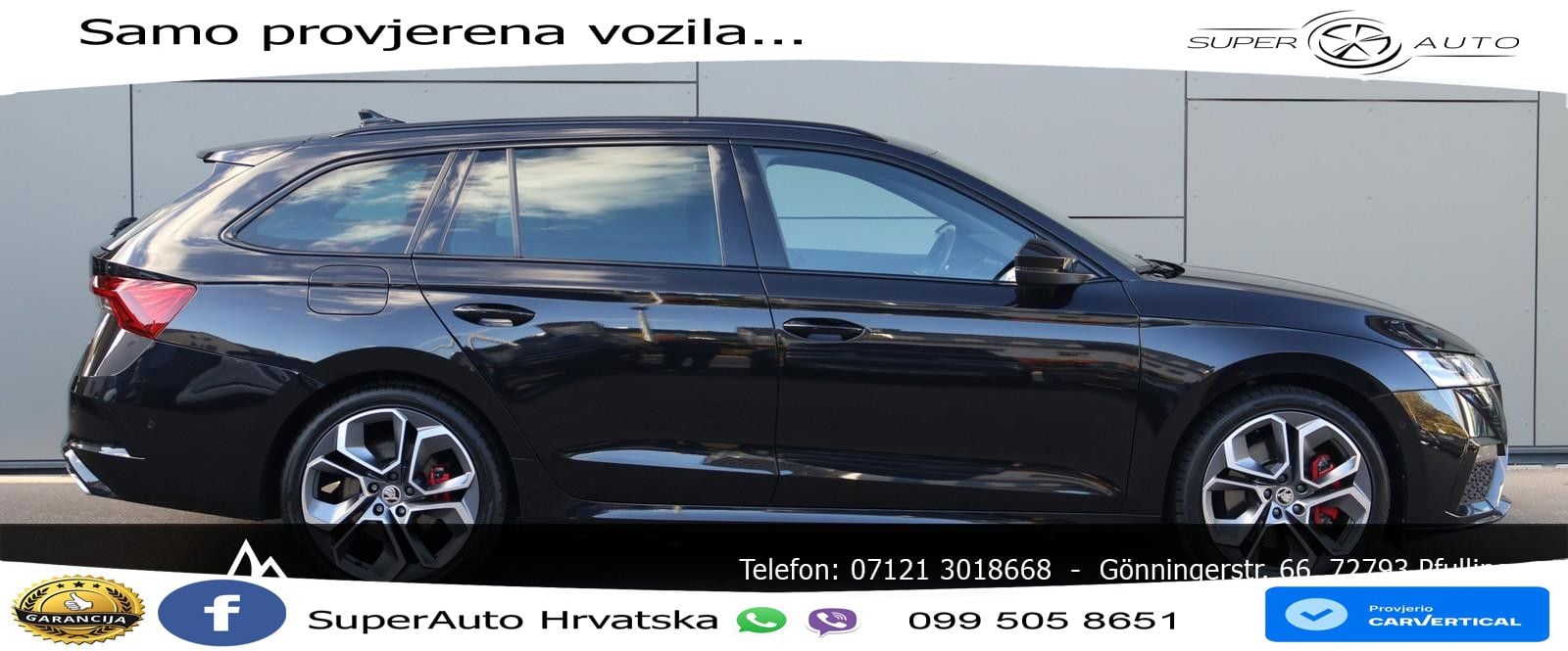 Škoda Octavia Combi RS 2.0 TSI (245 KS) DSG LED+GR SJED+ACC