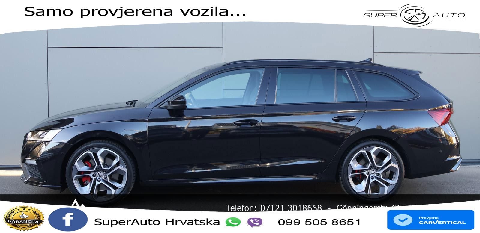 Škoda Octavia Combi RS 2.0 TSI (245 KS) DSG LED+GR SJED+ACC