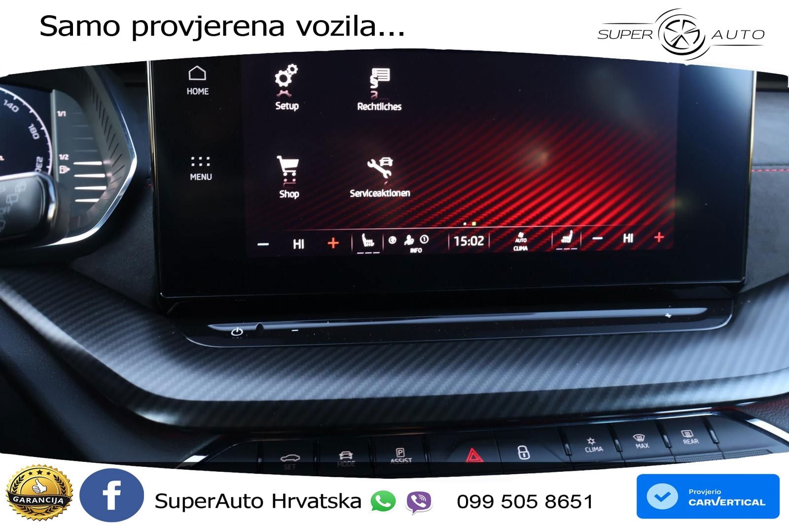 Škoda Octavia Combi RS 2.0 TSI (245 KS) DSG LED+GR SJED+ACC
