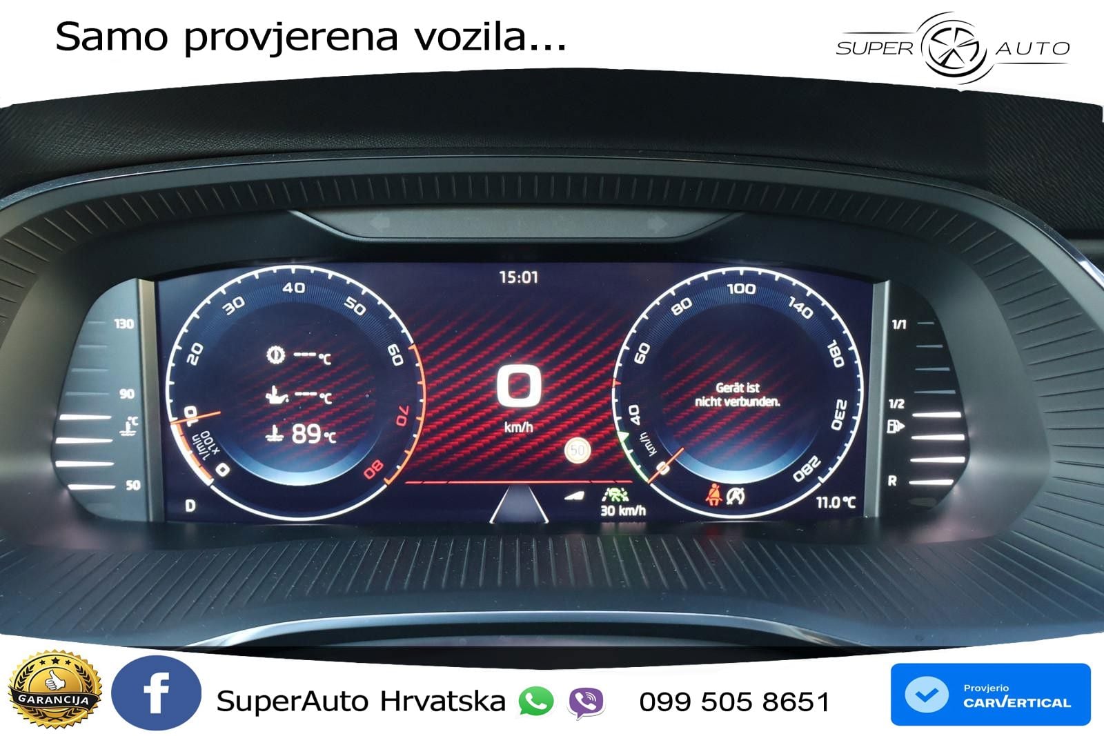 Škoda Octavia Combi RS 2.0 TSI (245 KS) DSG LED+GR SJED+ACC
