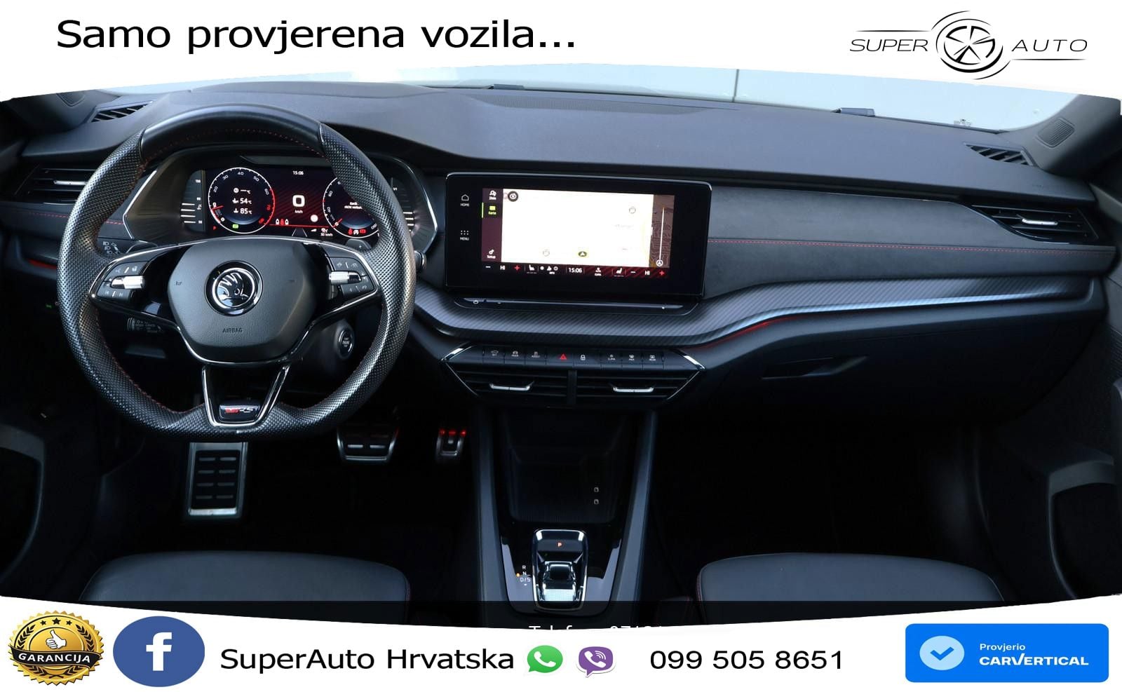 Škoda Octavia Combi RS 2.0 TSI (245 KS) DSG LED+GR SJED+ACC