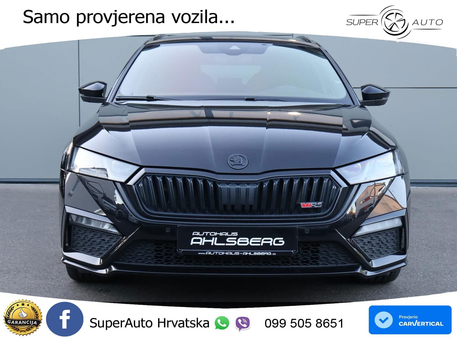 Škoda Octavia Combi RS 2.0 TSI (245 KS) DSG LED+GR SJED+ACC
