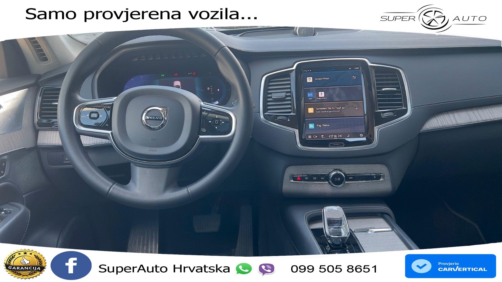 Volvo XC90 2.0 B5 Diesel AWD Automatic ACC+HEAD+4xGR SJED+360+PANO
