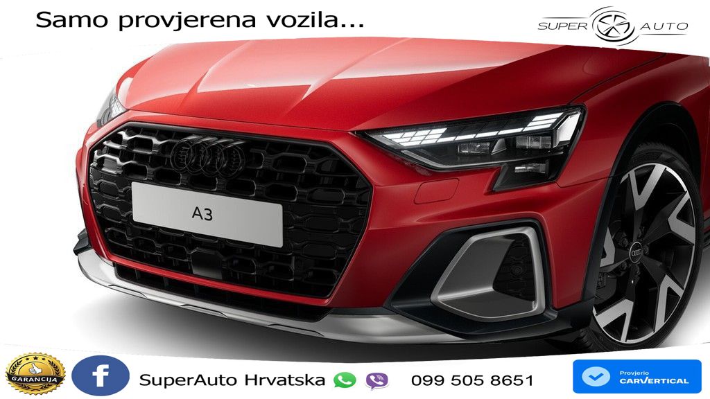 Audi A3 allstreet 35 TDI (150 KS) S tronic MATRIX+GR SJED+KAM