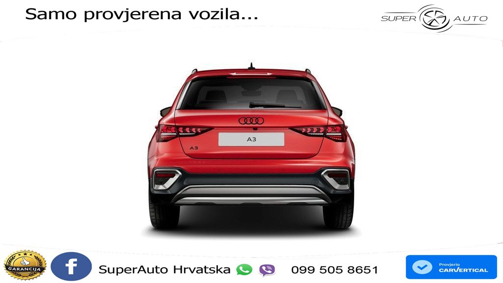 Audi A3 allstreet 35 TDI (150 KS) S tronic MATRIX+GR SJED+KAM