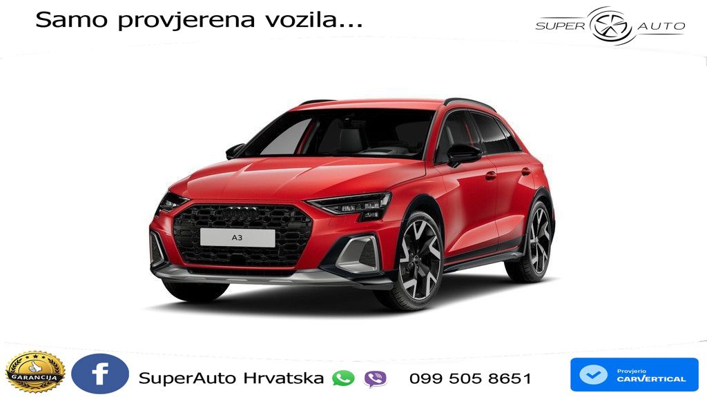 Audi A3 allstreet 35 TDI (150 KS) S tronic MATRIX+GR SJED+KAM