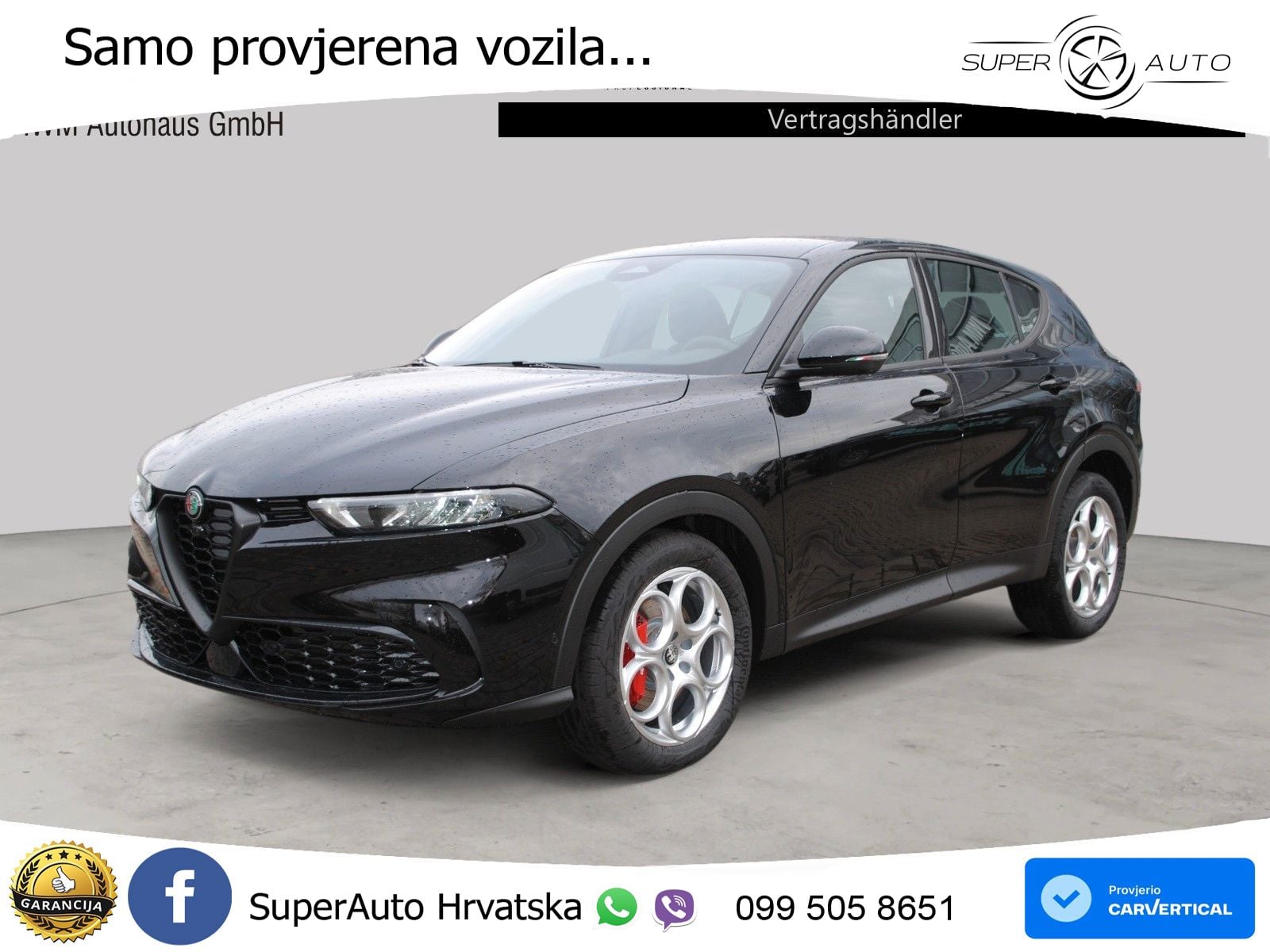 Alfa Romeo Tonale 1.6 VGT-D (130 KS) TCT LED+GR SJED+ACC