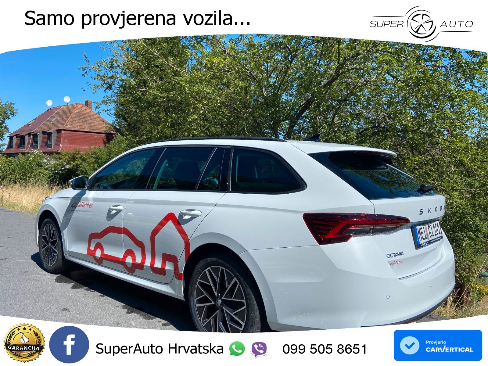 Škoda Octavia Combi 2.0 TDI (150 KS) DSG LED+GR SJED+ACC