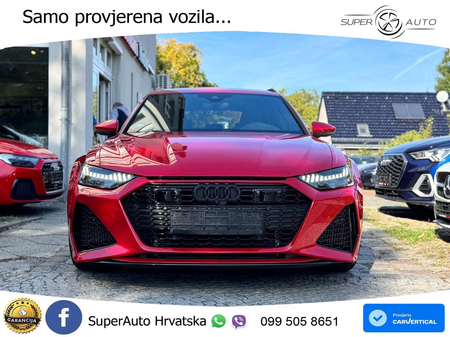 Audi RS6 Avant 4.0 TFSI V8 (600 KS) quattro Tiptronic ZRAČNI+ACC+4xGR SJED+KAM