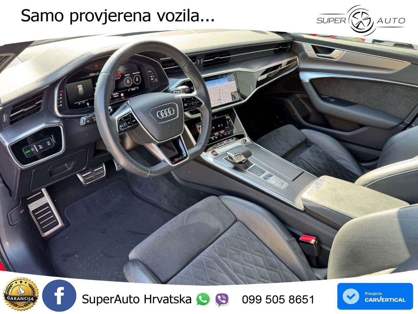 Audi RS6 Avant 4.0 TFSI V8 (600 KS) quattro Tiptronic ZRAČNI+ACC+4xGR SJED+KAM