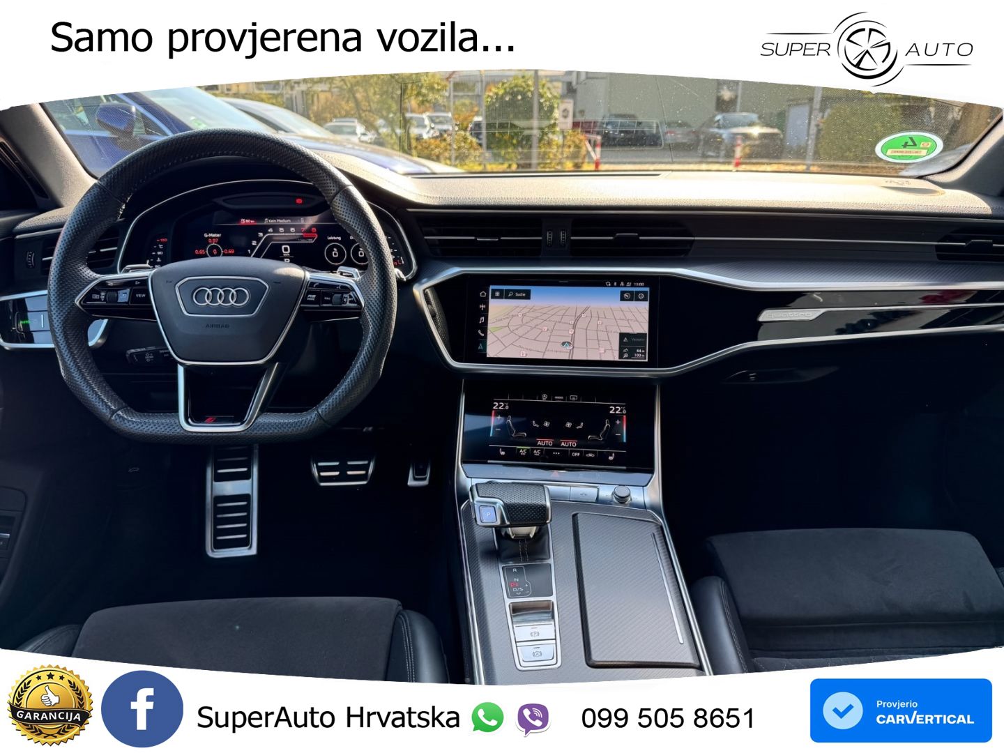 Audi RS6 Avant 4.0 TFSI V8 (600 KS) quattro Tiptronic ZRAČNI+ACC+4xGR SJED+KAM