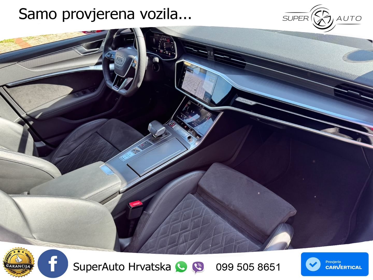 Audi RS6 Avant 4.0 TFSI V8 (600 KS) quattro Tiptronic ZRAČNI+ACC+4xGR SJED+KAM