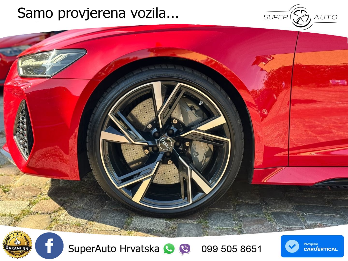 Audi RS6 Avant 4.0 TFSI V8 (600 KS) quattro Tiptronic ZRAČNI+ACC+4xGR SJED+KAM