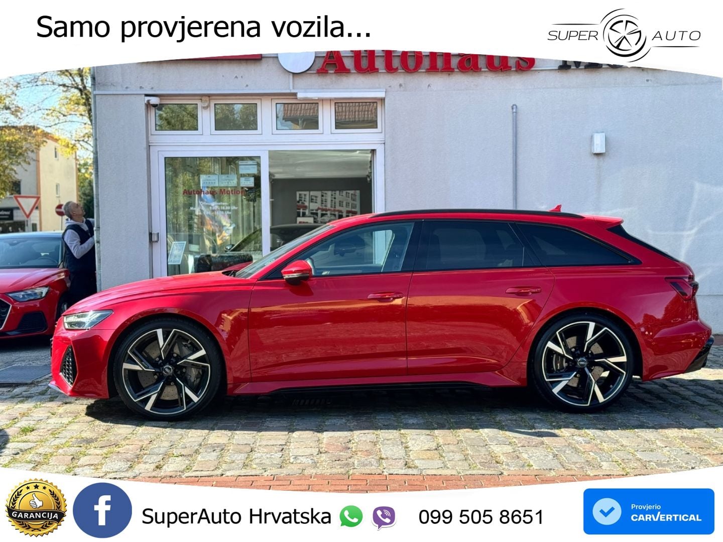 Audi RS6 Avant 4.0 TFSI V8 (600 KS) quattro Tiptronic ZRAČNI+ACC+4xGR SJED+KAM