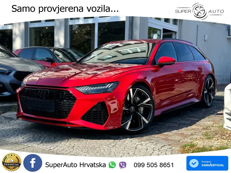 Audi RS6 Avant 4.0 TFSI V8 (600 KS) quattro Tiptronic ZRAČNI+ACC+4xGR SJED+KAM