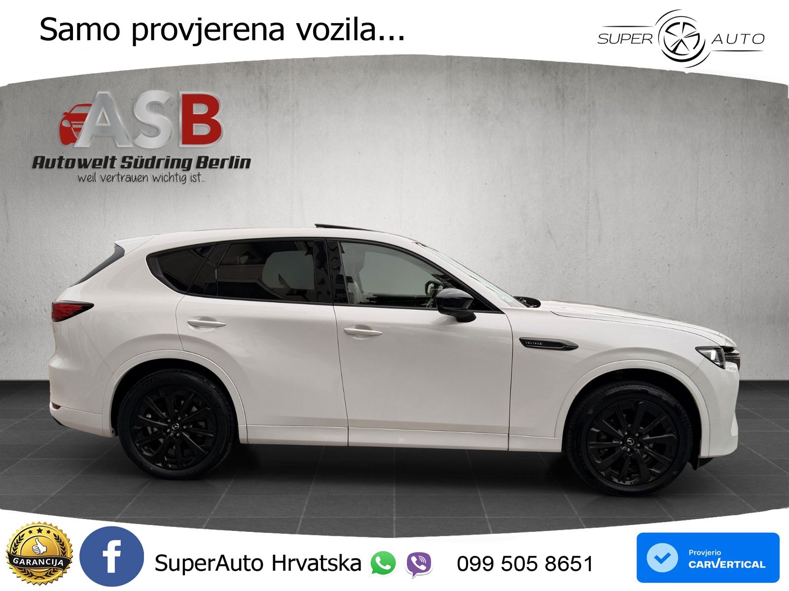 Mazda CX-60 3.3 e-Skyactiv D (254 KS) AWD Automatic LED+GR SJED+ACC