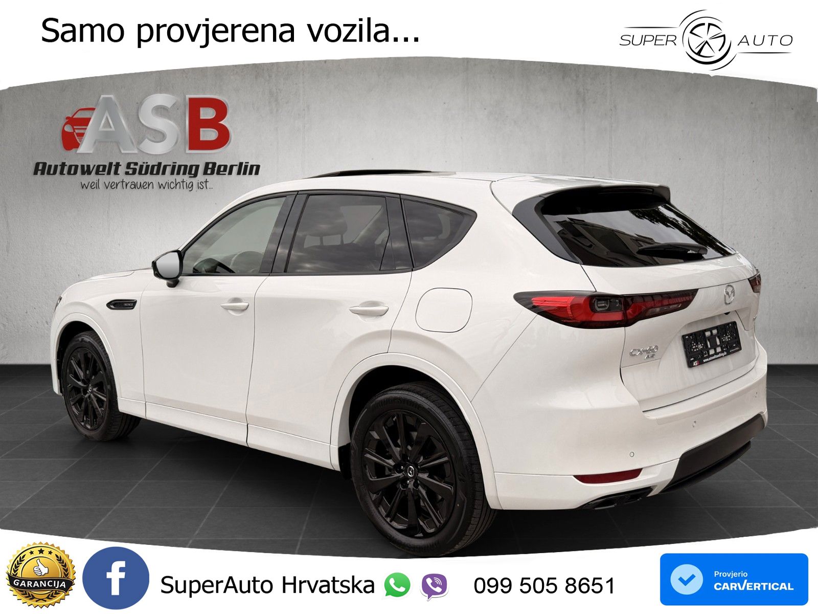 Mazda CX-60 3.3 e-Skyactiv D (254 KS) AWD Automatic LED+GR SJED+ACC