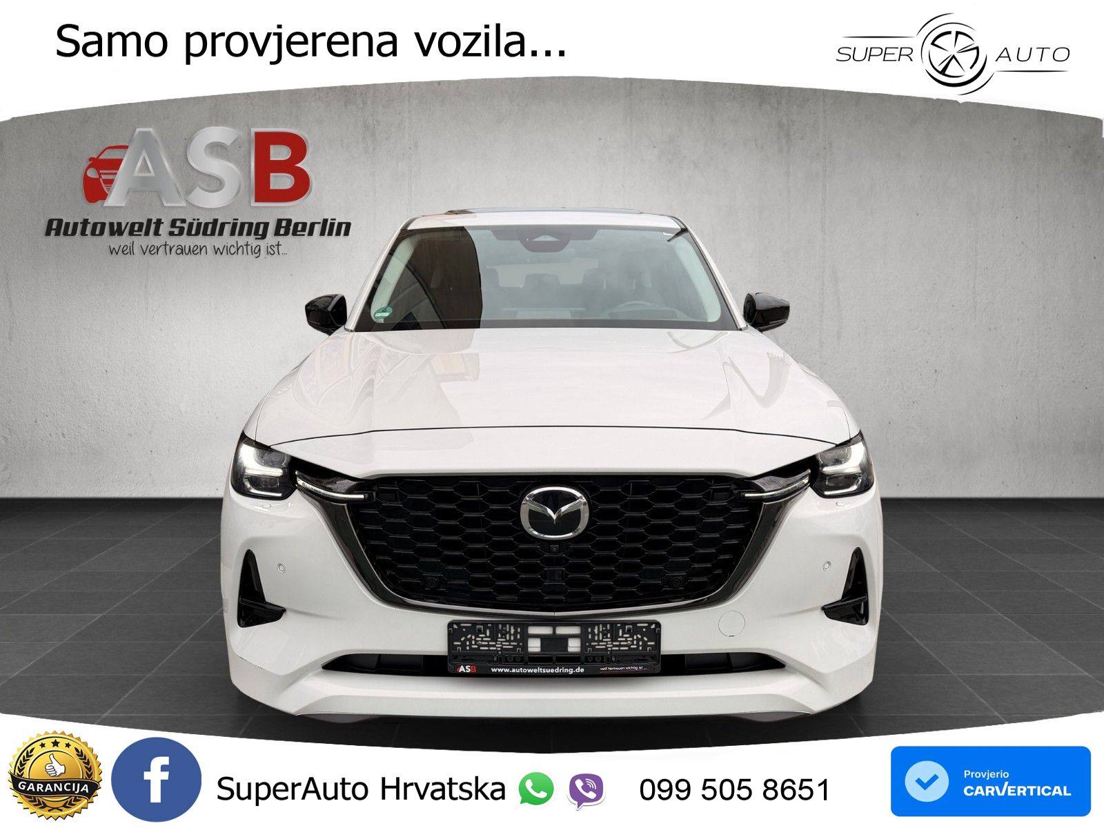 Mazda CX-60 3.3 e-Skyactiv D (254 KS) AWD Automatic LED+GR SJED+ACC