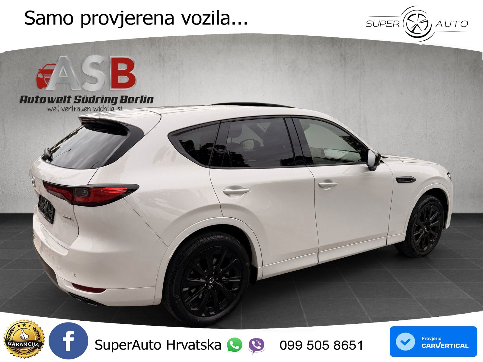 Mazda CX-60 3.3 e-Skyactiv D (254 KS) AWD Automatic LED+GR SJED+ACC