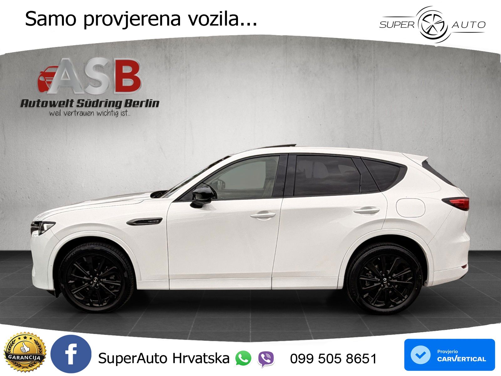 Mazda CX-60 3.3 e-Skyactiv D (254 KS) AWD Automatic LED+GR SJED+ACC