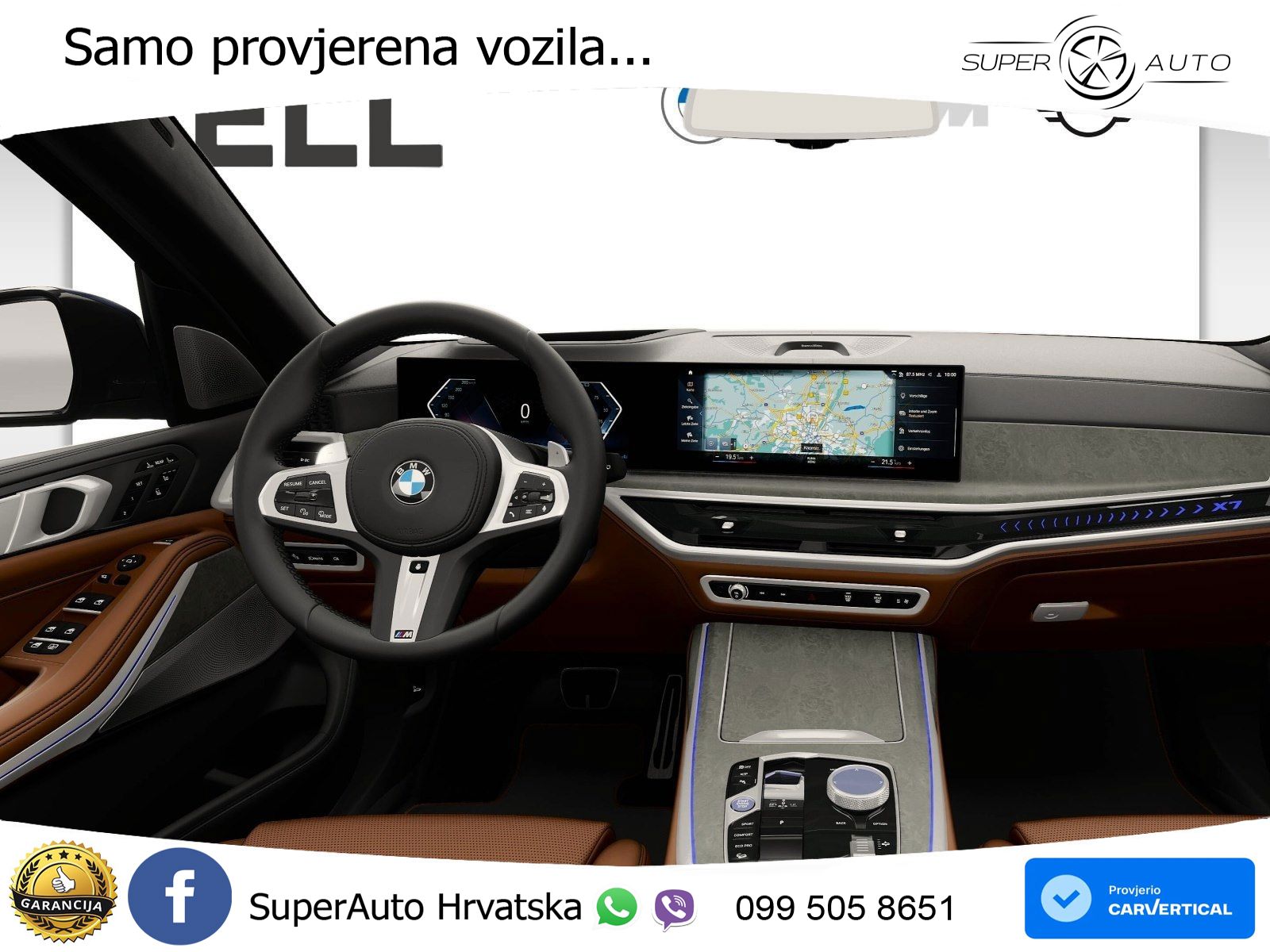 BMW X7 40d (352 KS) xDrive Steptronic M Sport ZRAČNI+ACC+GR SJED+KAM+PANO