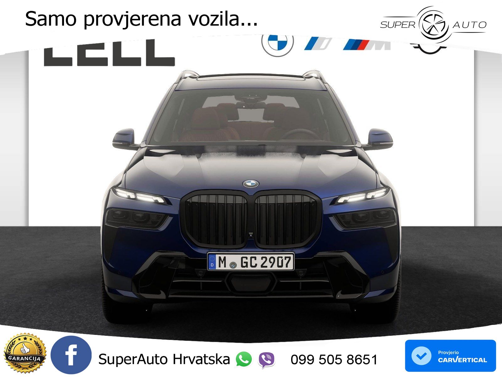 BMW X7 40d (352 KS) xDrive Steptronic M Sport ZRAČNI+ACC+GR SJED+KAM+PANO