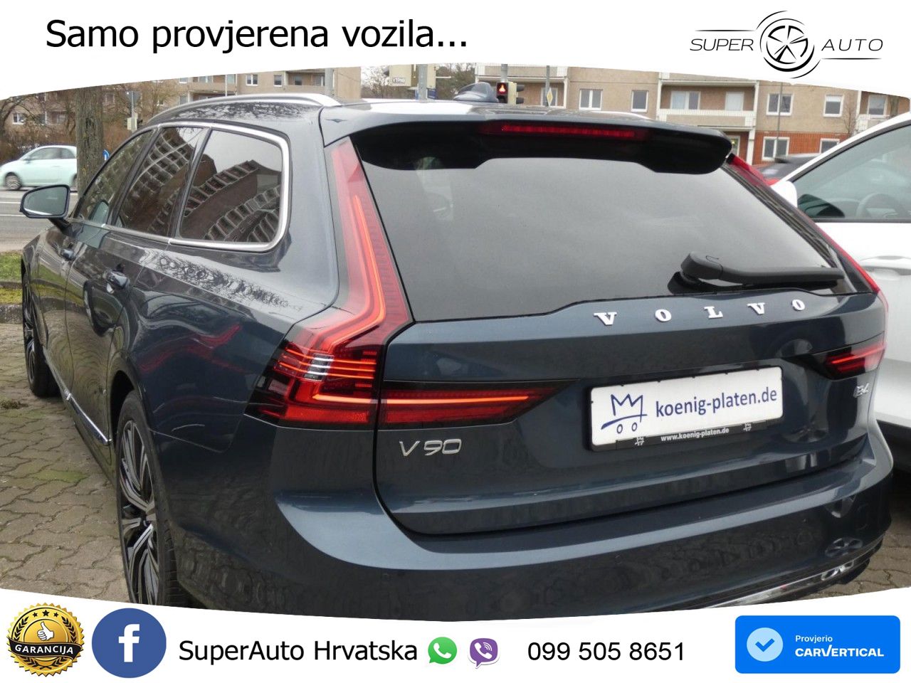 Volvo V90 2.0 B4 Automatic LED+GR SJED+ACC