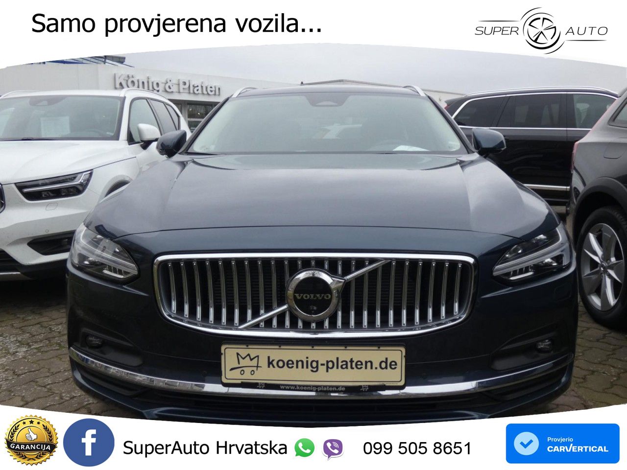 Volvo V90 2.0 B4 Automatic LED+GR SJED+ACC