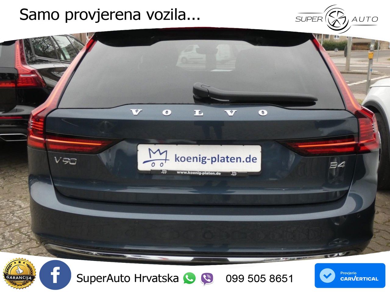 Volvo V90 2.0 B4 Automatic LED+GR SJED+ACC