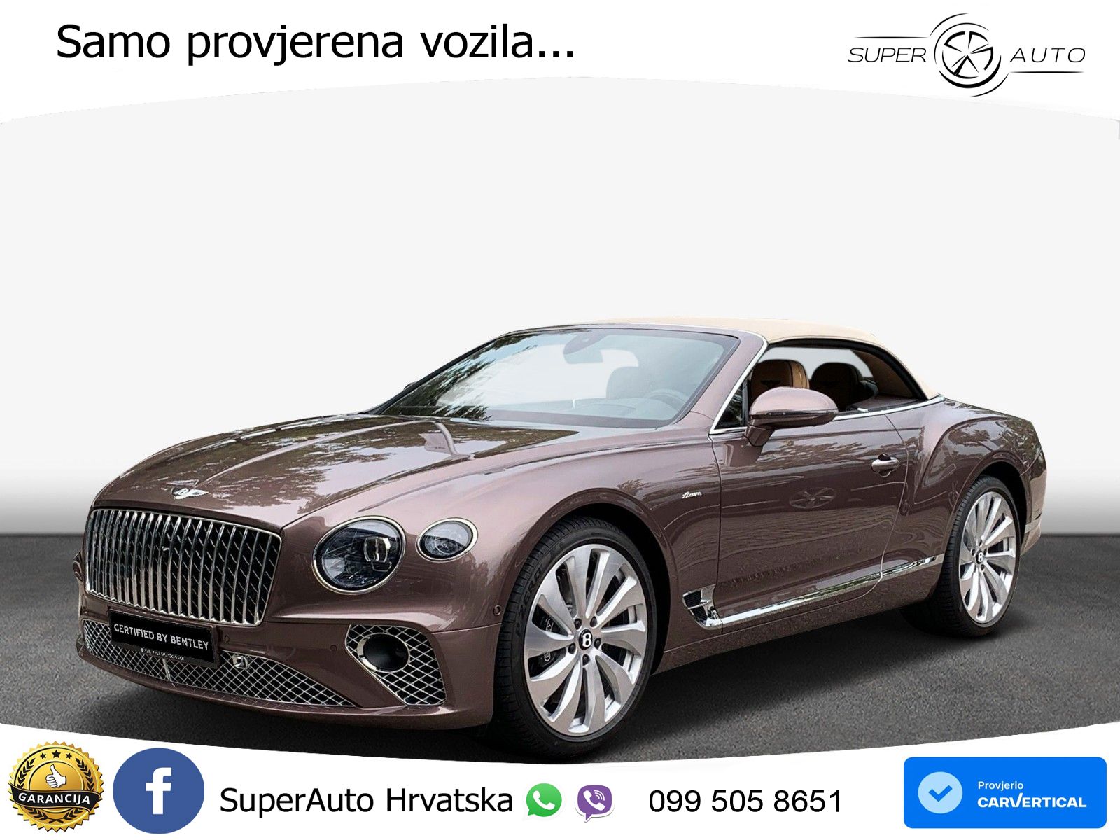 Bentley Continental GTC III 4.0 V8 (550 KS) AWD DCT LED+GR SJED+ACC