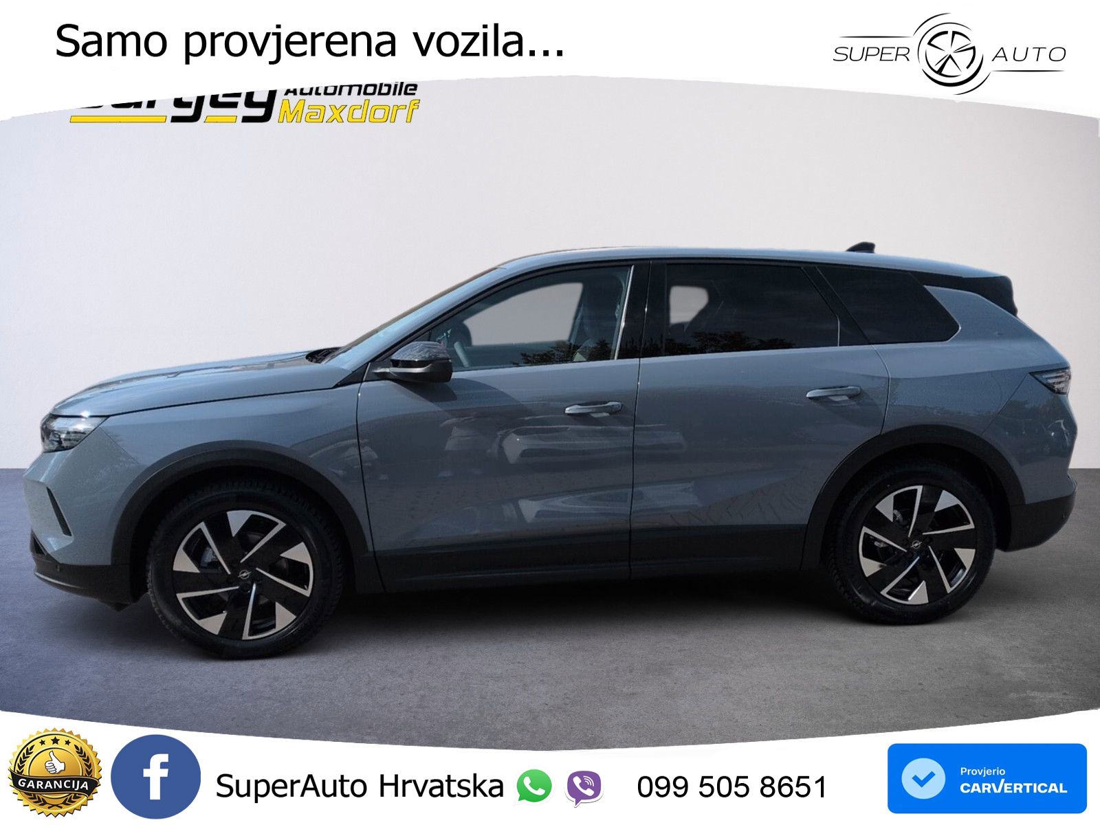 Opel Grandland 1.2 Turbo (145 KS) Hybrid eDCT GS LED+GR SJED+ACC