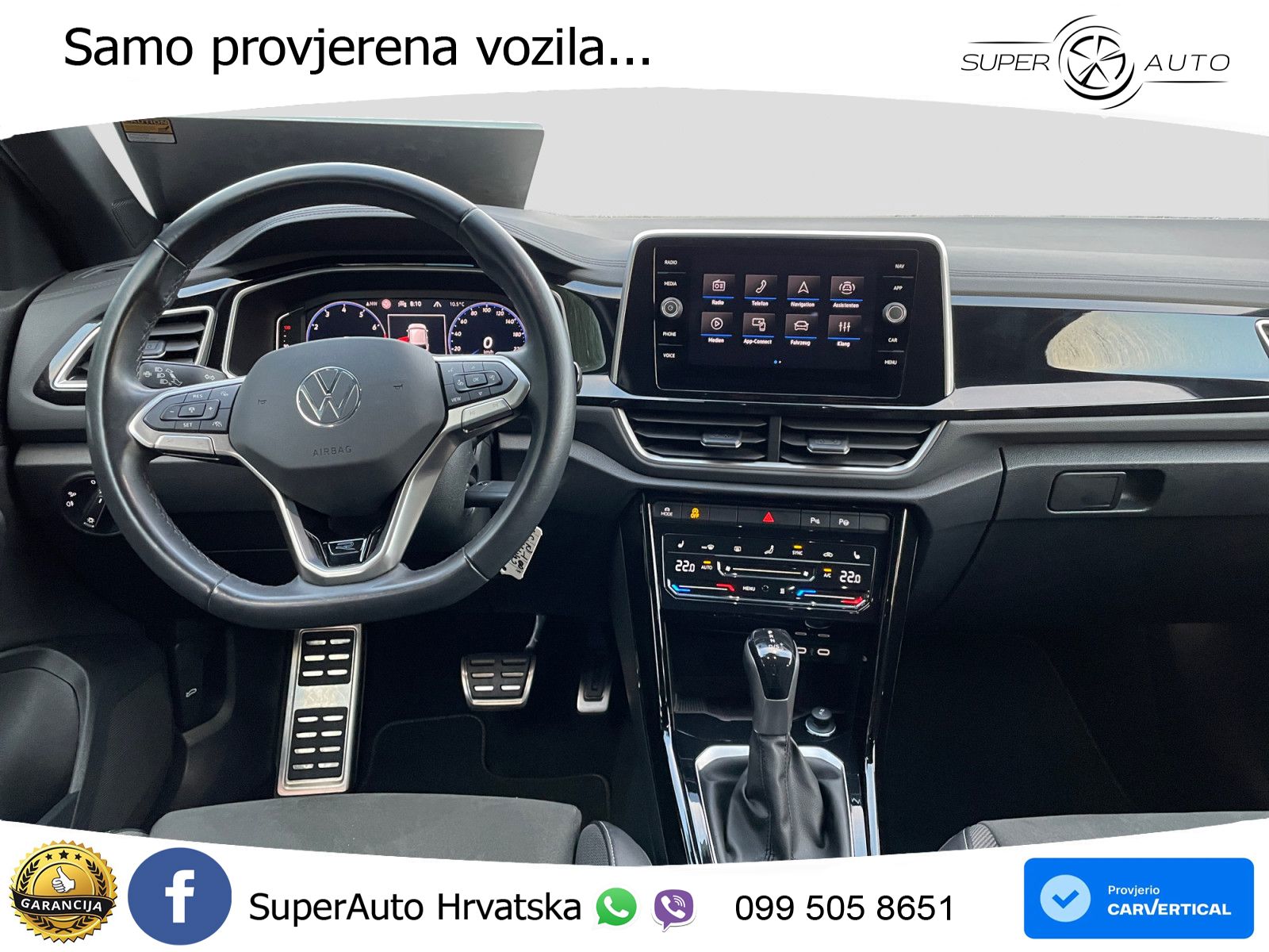 Volkswagen T-Roc 1.5 eTSI (150 KS)  DSG R-Line LED+GR SJED+ACC