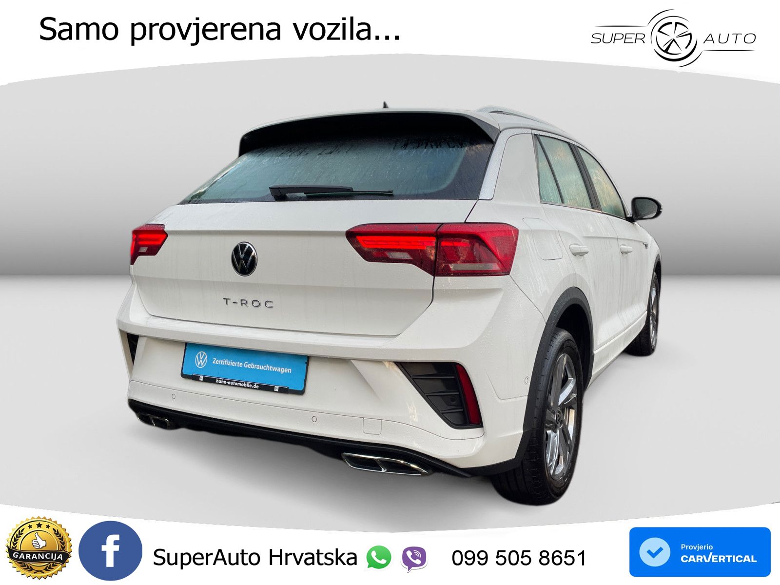 Volkswagen T-Roc 1.5 eTSI (150 KS)  DSG R-Line LED+GR SJED+ACC