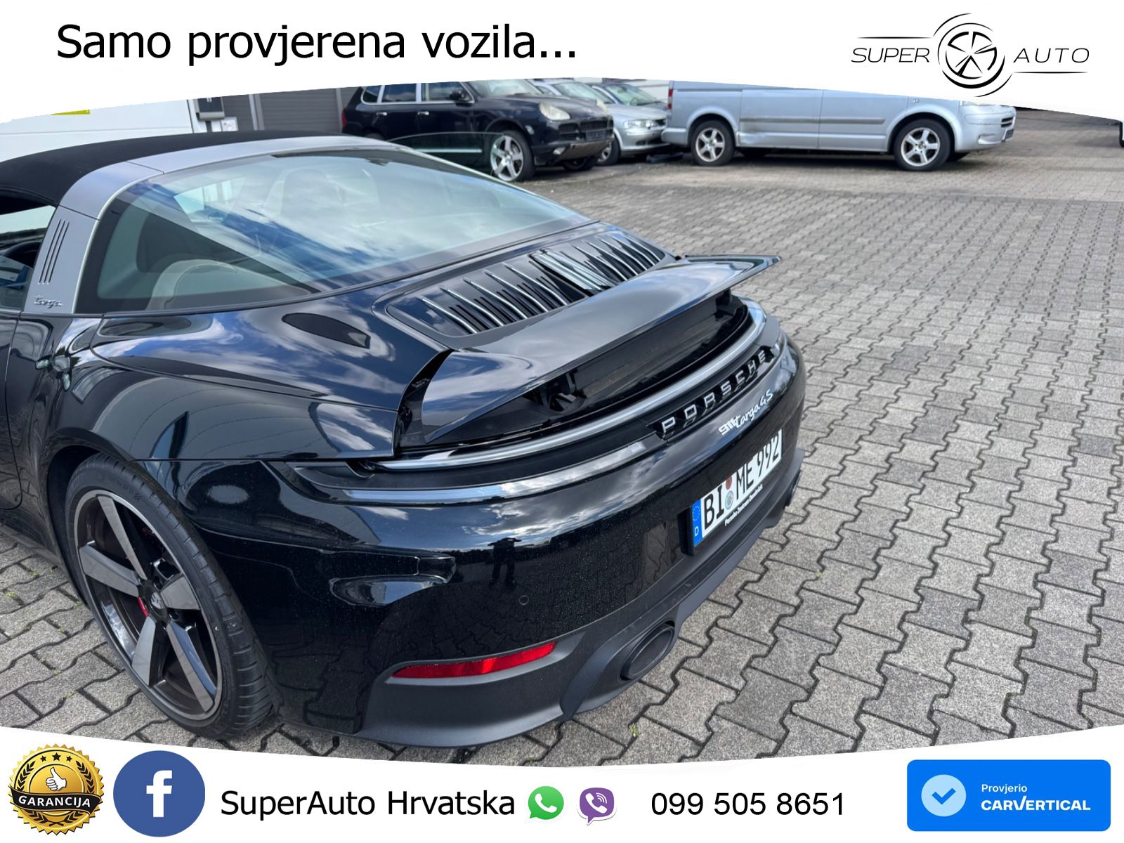 Porsche 911 Targa 4 GTS 3.0 (480 KS) PDK ZRAČNI+ACC+GR SJED+KAM