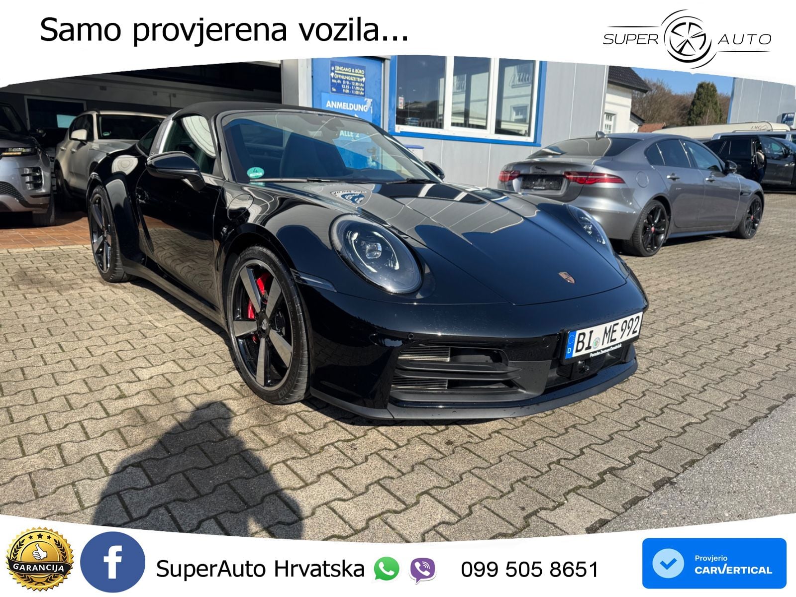 Porsche 911 Targa 4 GTS 3.0 (480 KS) PDK ZRAČNI+ACC+GR SJED+KAM