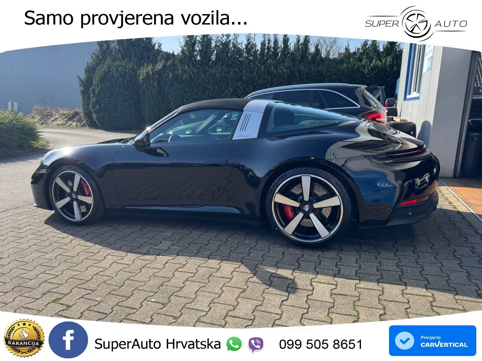 Porsche 911 Targa 4 GTS 3.0 (480 KS) PDK ZRAČNI+ACC+GR SJED+KAM