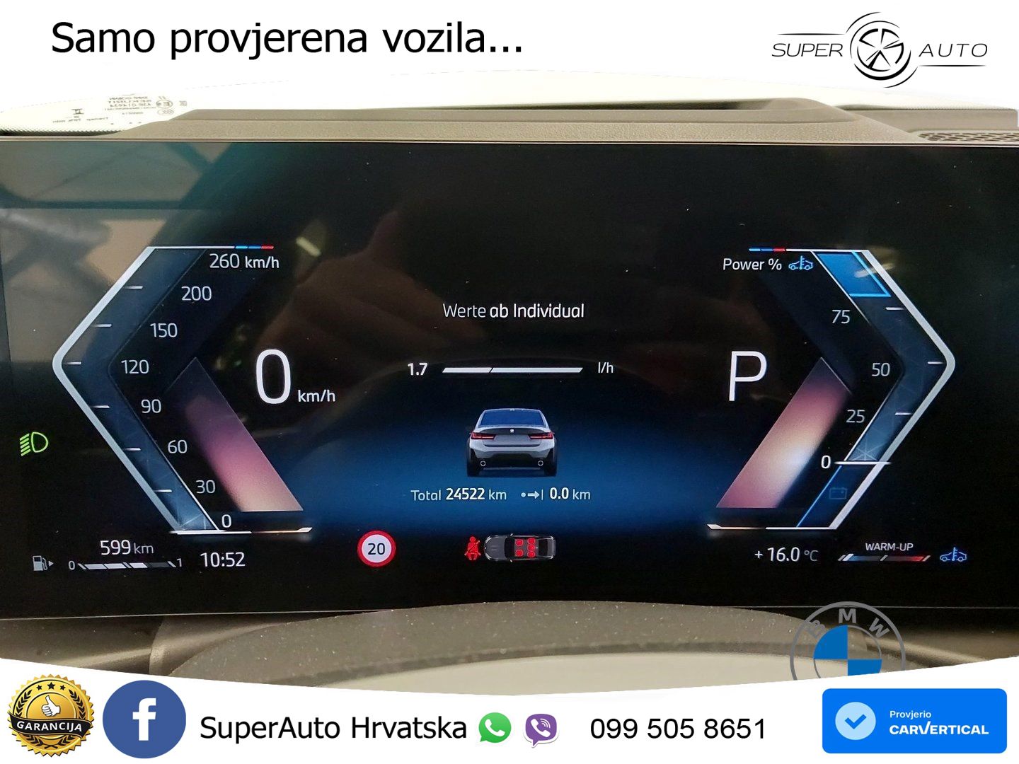 BMW 320d (190 KS) Steptronic M Sport LED+GR SJED+ACC