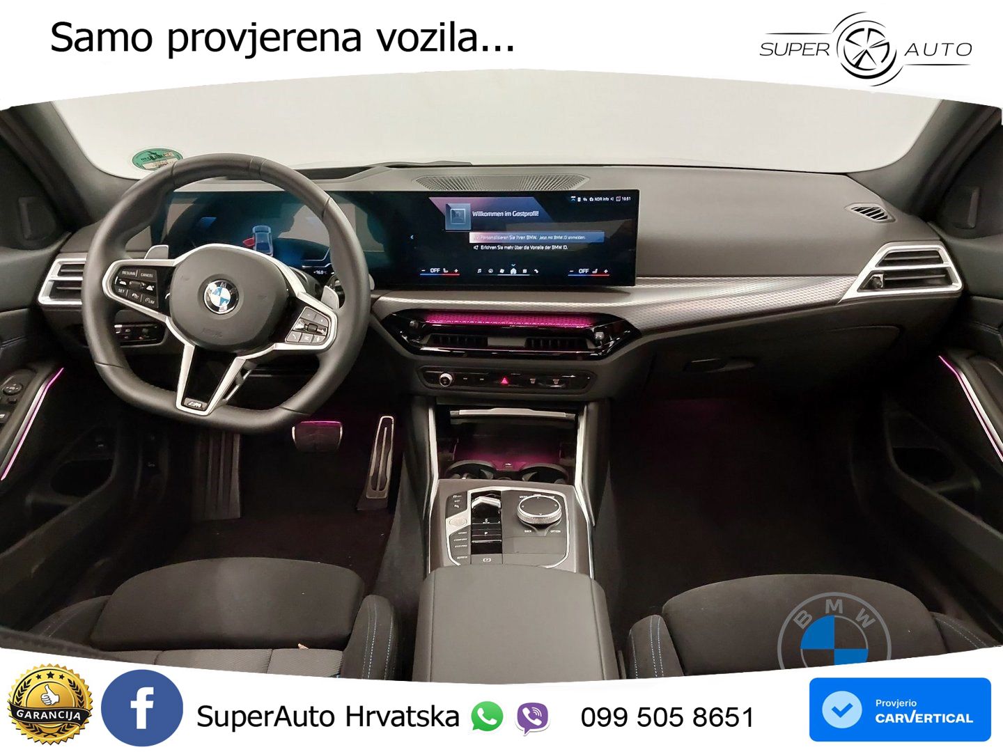 BMW 320d (190 KS) Steptronic M Sport LED+GR SJED+ACC