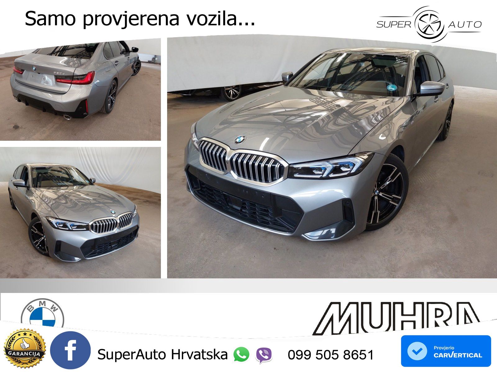 BMW 320d (190 KS) Steptronic M Sport LED+GR SJED+ACC