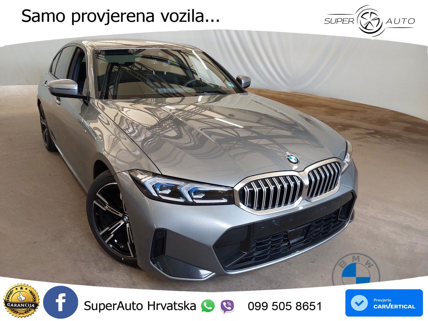 BMW 320d (190 KS) Steptronic M Sport LED+GR SJED+ACC