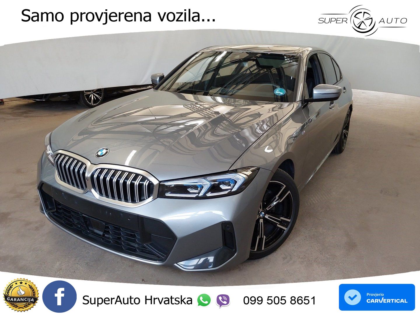 BMW 320d (190 KS) Steptronic M Sport LED+GR SJED+ACC