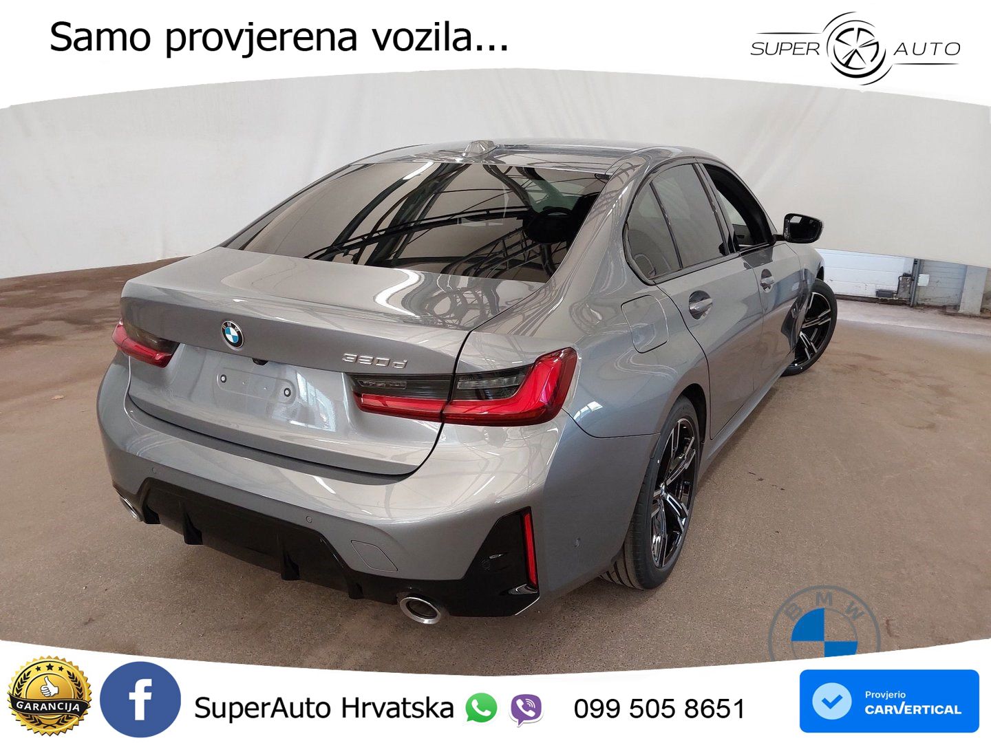 BMW 320d (190 KS) Steptronic M Sport LED+GR SJED+ACC