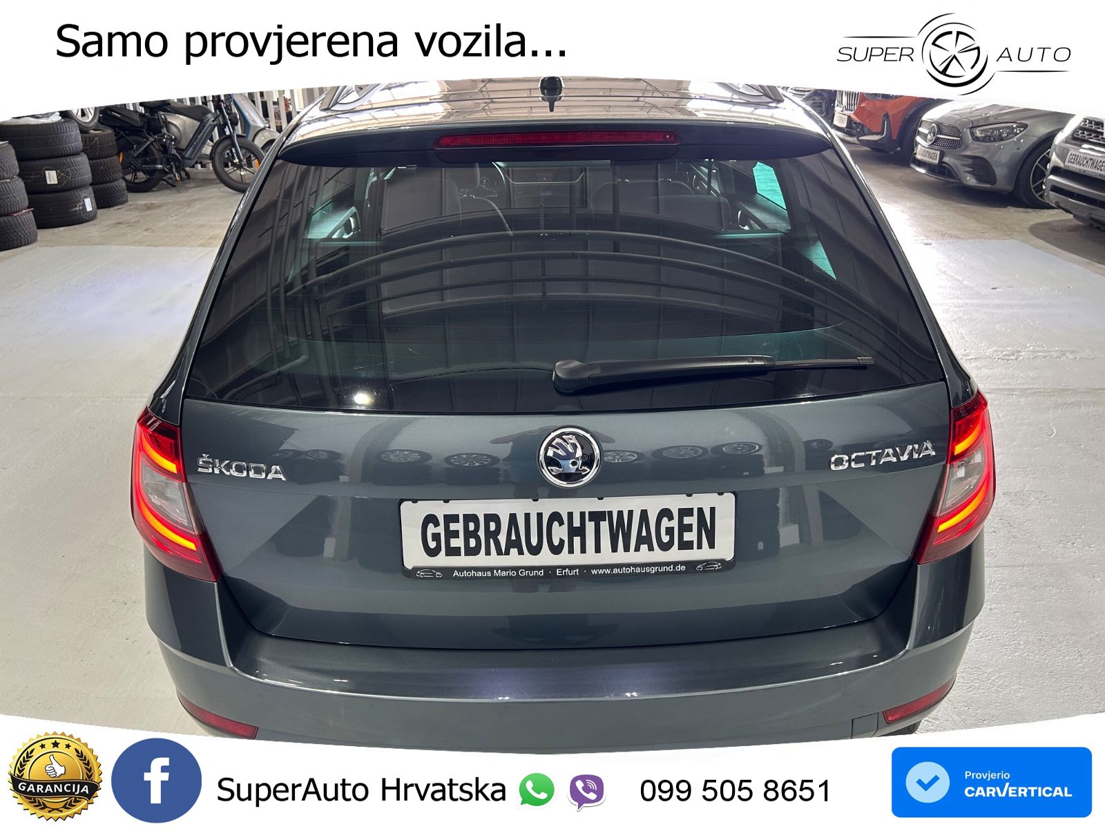 Škoda Octavia Combi 2.0 TDI (150 KS) DSG LED+GR SJED+ACC