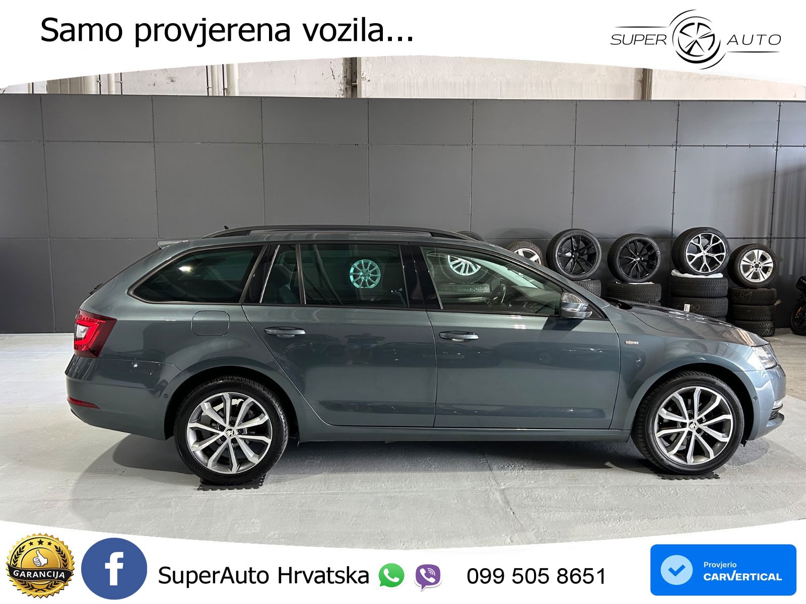 Škoda Octavia Combi 2.0 TDI (150 KS) DSG LED+GR SJED+ACC