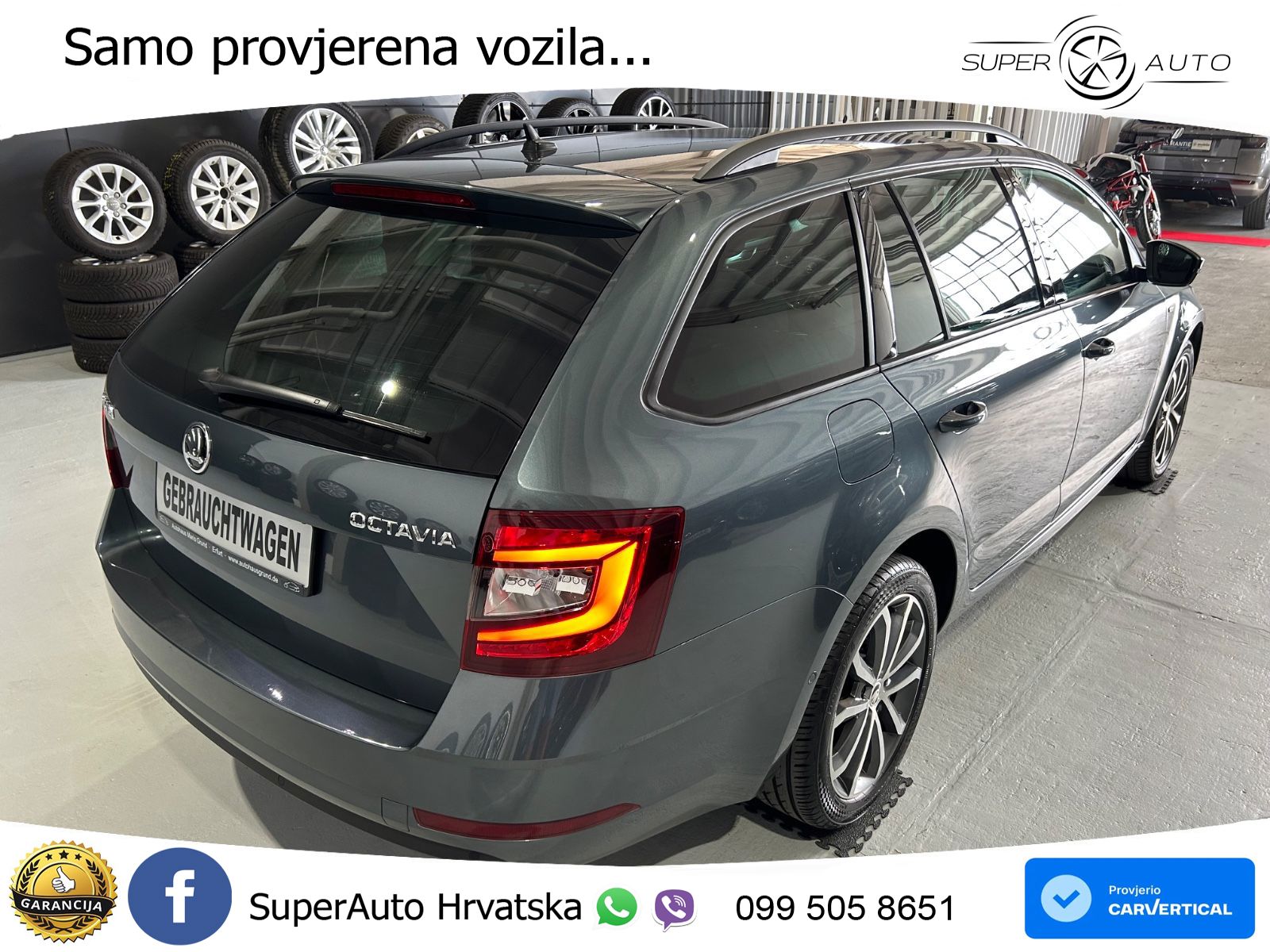 Škoda Octavia Combi 2.0 TDI (150 KS) DSG LED+GR SJED+ACC